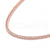 925 Sterling Silver Wheat Chains Necklace for Women STER-I021-02B-RG-2