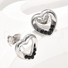 304 Stainless Steel Stud Earrings EJEW-F361-04P-5