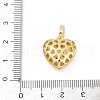 Brass Micro Pave Cubic Zirconia Pendants KK-D317-090G-3