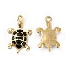 PVD Vacuum Plating 201 Stainless Steel Enamel Pendants STAS-J401-VC1046-1