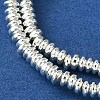Electroplated Synthetic Non-Magnetic Hematite Beads Strands G-H020-J01-04-3