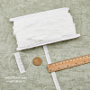 SUPERFINDINGS 30 Yards Polyester Pleated Elastic Lace Trim OCOR-FH0001-32A-2