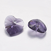 Faceted Glass Rhinestone Charms RGLA-F054-10x10-204-2