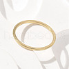 304 Stainless Steel Plain Band Rings STAS-I160-F03-G-3