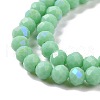 Electroplate Glass Beads Strands EGLA-A034-P10mm-B22-3
