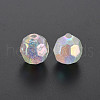 Transparent Acrylic Beads PACR-T011-06-2