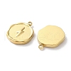 Ion Plating(IP) 304 Stainless Steel Pendants STAS-Z099-01G-05-2