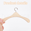 GOMAKERER 12Pcs Wood Doll Clothes Hangers AJEW-GO0001-22A-3