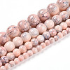 Baking Painted Glass Beads Strands DGLA-N003-4mm-C02-2