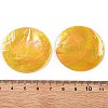 Spray Painted Natural Capiz Shell Pendants SSHEL-Z002-01F-3