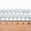 Baking Paint Transparent Glass Beads Strands DGLA-N006-8mm-07-4