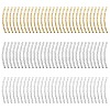 90Pcs 3 Colors Brass Tube Beads KK-YW0002-08A-1