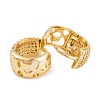 Rack Plating Brass Cubic Zirconia Earrings EJEW-S219-12G-01-2