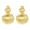Rack Plating Brass Stud Earrings EJEW-L097-32G-1