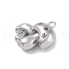 Brass Micro Pave Cubic Zirconia Pendants KK-D288-07P-2
