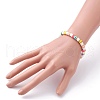 Heishi Surfer Bracelet BJEW-JB07119-03-3