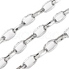 304 Stainless Steel Textured Cable Chains STAS-P386-10P-1