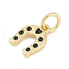 Brass Enamel Charms KK-Q028-07A-G-2