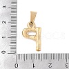 304 Stainless Steel Pendants STAS-F235-01G-P-3