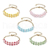 Handmade Glass Seed Beaded Bracelets for Women BJEW-MZ00132-2