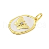 Rack Plating Brass Enamel Pendants KK-U021-17-G-3