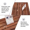Wooden Slotted Display Stands AJEW-WH0312-21B-5