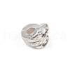 Rack Plating Brass Clear Cubic Zirconia Beads KK-L236-03B-S-2