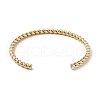 Ion Plating(IP) 304 Stainless Steel Cuff Bangles for Women BJEW-Z078-07G-3