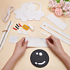 DIY Sew on PU Leather Astronaut Shaped Multi-Use Crossbody/Shoulder Bag/Backpack Making Kits DIY-WH0297-55B-3