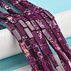 Synthetic Imperial Jasper Dyed Beads Strands G-D077-C01-10-2