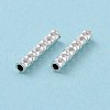 925 Sterling Silver Tube Beads STER-D035-11S-4