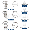   DIY Blank Dome Cuff Ring Making Kit DIY-PH0017-83-2