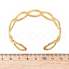 304 Stainless Steel Cuff Bangles for Women BJEW-D306-02G-3