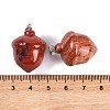 Natural Red Jasper Pendants G-Q172-08P-06-3