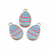 Alloy Enamel Pendants X-ENAM-S115-154-1