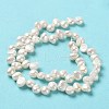 Natural Keshi Pearl Beads Strands PEAR-J007-49-3