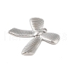 Non-Tarnish 304 Stainless Steel Pendants STAS-S125-02P-03-2