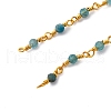 Brass Chain Necklace Making KK-K337-13G-01-2
