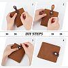 WADORN 12Pcs 6 Colors PU Imitation Leather Sew on Bag Snap Buckle FIND-WR0006-88-4