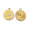 Ion Plating(IP) 304 Stainless Steel Pendants STAS-Q001-22G-2