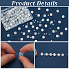   Electroplated Glass Bead GLAA-PH0003-64B-4