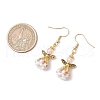 Angel Handmade Glass Seed Beads Dangle Earrings for Women EJEW-MZ00395-3