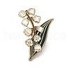 Rose Enamel Pins JEWB-P045-02C-G-4