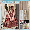 Cotton Pleated Lace Trim Ribbon OCOR-WH0097-25A-6
