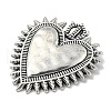 Tibetan Style Alloy Pendants TIBE-L013-08AS-05-2
