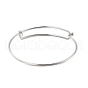 304 Stainless Steel Expandable Bangle for Girl Women BJEW-C003-01P-2