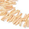 Natural Baroque Keshi Pearl Beads Strands PEAR-B004-02A-02B-3