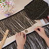 Polyester Tassel Lace Trim SRIB-WH0011-251B-01-3