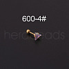 316L Surgical Stainless Steel Clear AB Cubic Zirconia Cartilage Earrings WG3C59B-12-1
