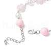Acrylic Beaded Link Bracelets for Women BJEW-JB11464-4